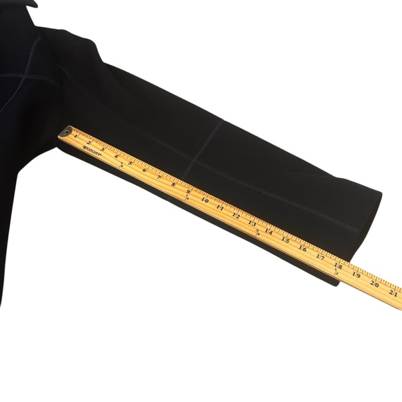 Fleurette coat cashmere blend loro PIANA womens sz 12 navy blue classic luxury - Picture 10 of 16